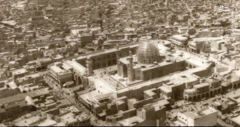 حرم امیرالمومنین (ع) در سال 1960 میلادی + عکس