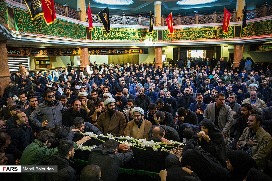 تشییع پیکر بسیجی جهادگر امیرمحمد اژدری + تصاویر
