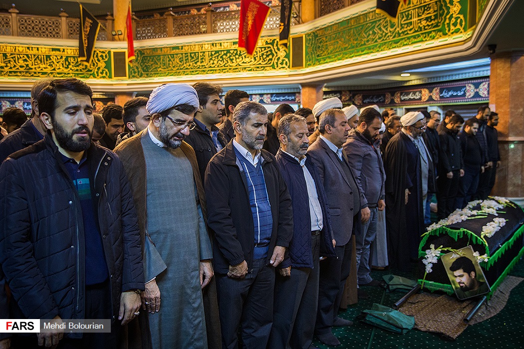 تشییع پیکر بسیجی جهادگر امیرمحمد اژدری + تصاویر