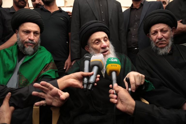 آیت الله العظمی حکیم در پیاده روی اربعین + عکس آیت الله العظمی حکیم در پیاده روی اربعین + عکس