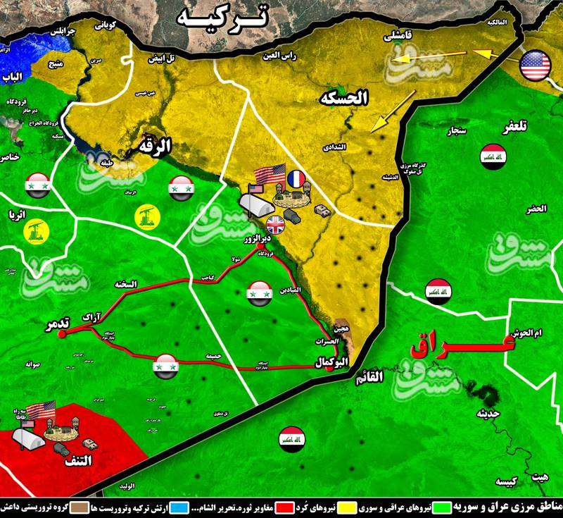 تلاش تازه آمریکا برای ادامه اشغالگری در خاک سوریه تلاش تازه آمریکا برای ادامه اشغالگری در خاک سوریه
