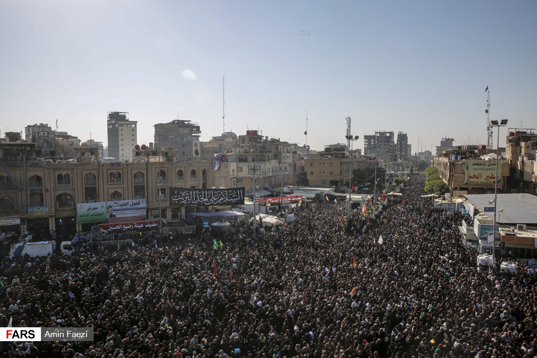 لشکر 20 میلیونی امام حسین(ع) از 50 کشور به کربلا رسید لشکر 20 میلیونی امام حسین(ع) از 50 کشور به کربلا رسید