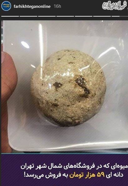عکس/ هر عدد سیب ۵۹ هزار تومان!