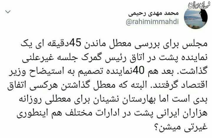 غیرت نمایندگان برای موارد خاص است؟!
