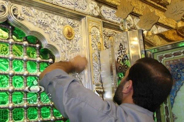 حرم حضرت امیرالمومنین علی(ع) غبار روبی شد + عکس حرم حضرت امیرالمومنین علی(ع) غبار روبی شد + عکس