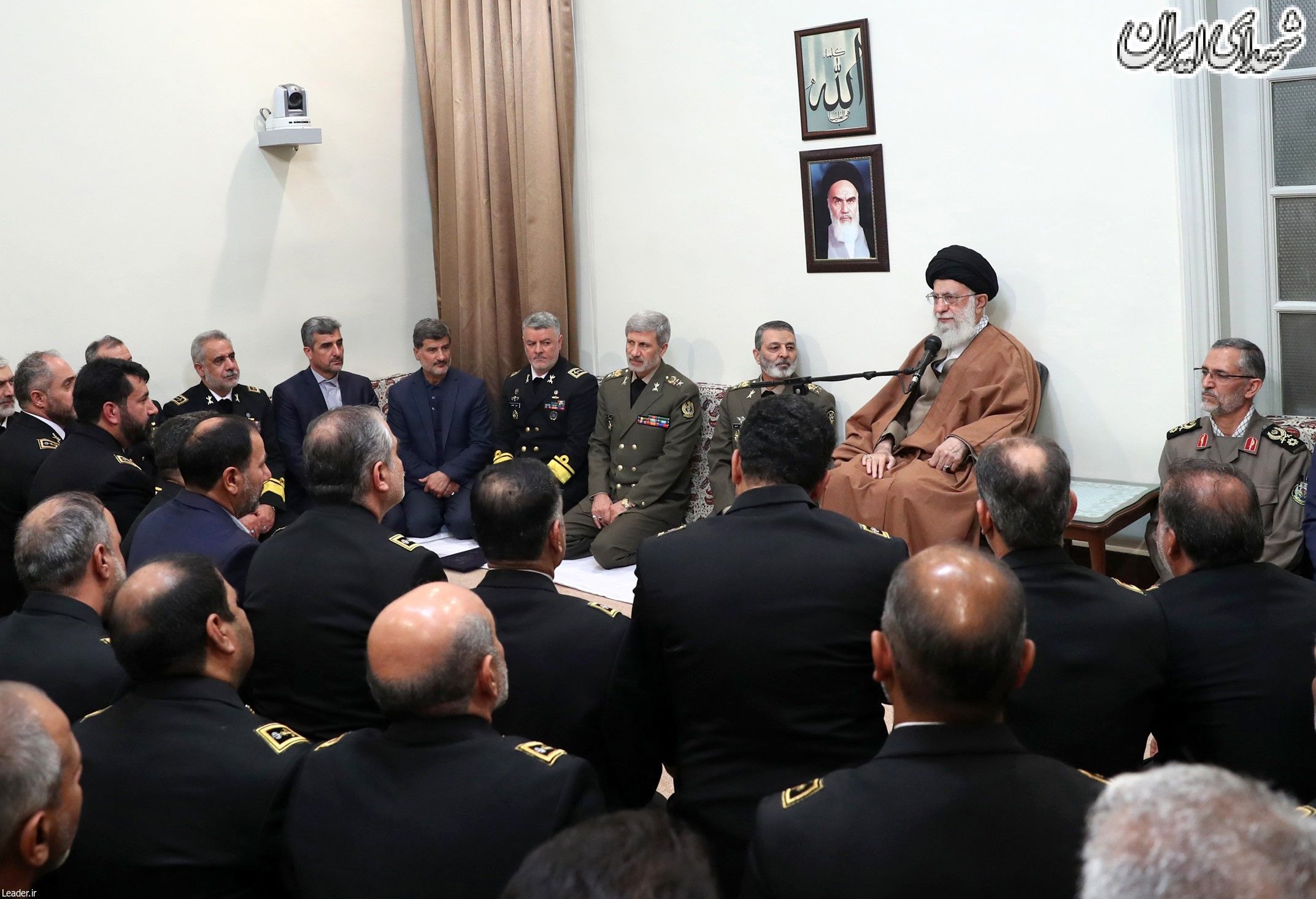 عکس/ دیدار فرماندهان نیروی دریایی ارتش با فرمانده کل قوا