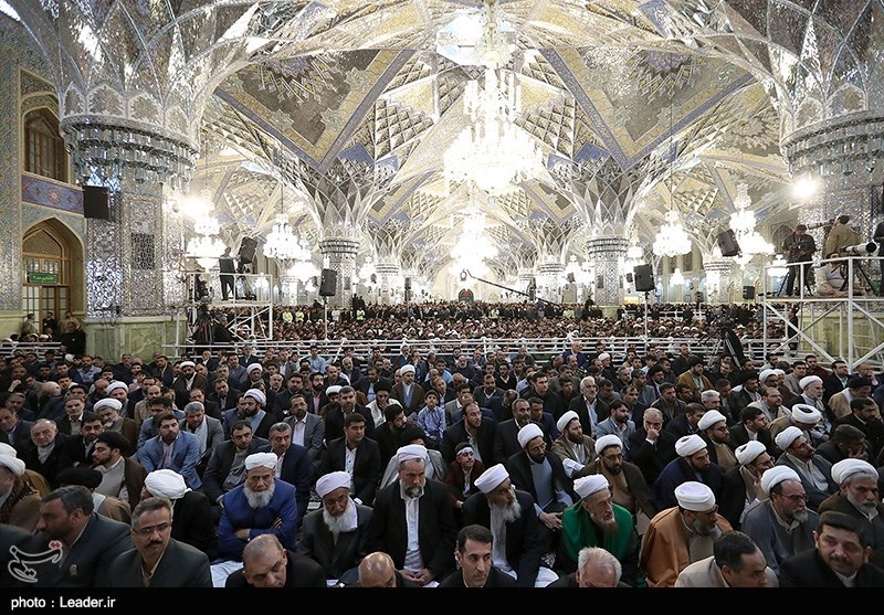 عکس/ زائران خارجی در سخنرانی رهبر انقلاب