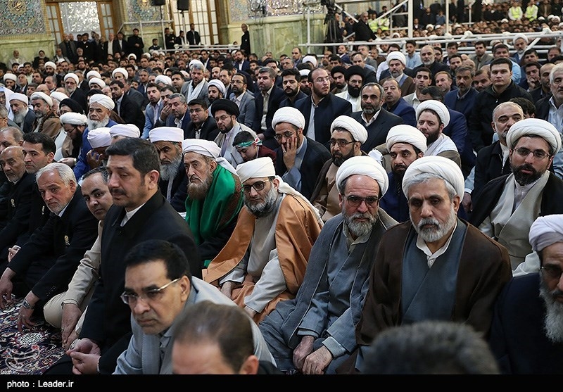 عکس/ زائران خارجی در سخنرانی رهبر انقلاب