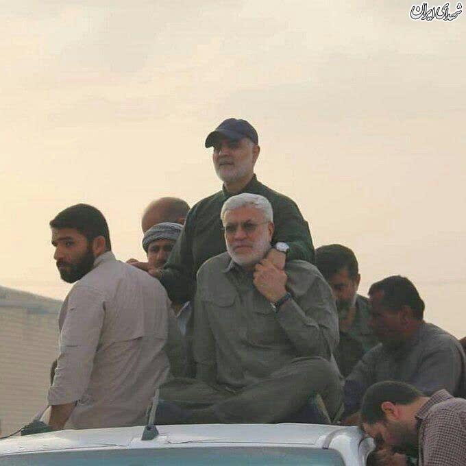 عکس/ سرداران مقاومت در زمان سیل خوزستان