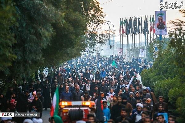عکس/ سنگ تمام اهوازی‌ها برای حاج قاسم