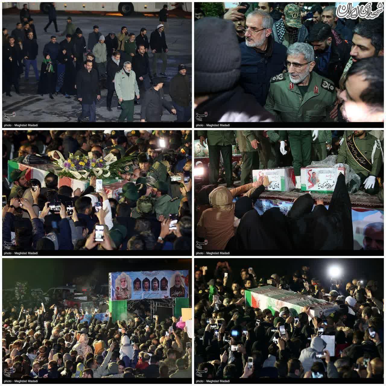 عکس/ لحظه ورود پیکر 