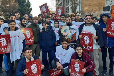 عکس/ کفن‌پوشان منتقم در خیابان‌های تهران