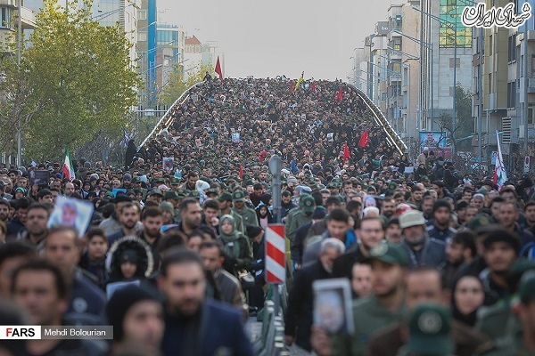 عکس/ تشییع پیکر «حاج قاسم و ابومهدی» در تهران