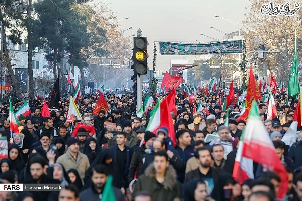 عکس/ تشییع پیکر «حاج قاسم و ابومهدی» در تهران