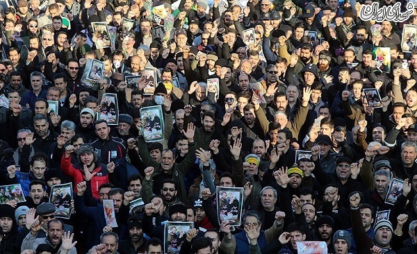 عکس/ تشییع باشکوه محافظ حاج قاسم در تهران