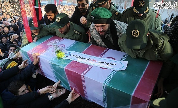 عکس/ تشییع باشکوه محافظ حاج قاسم در تهران