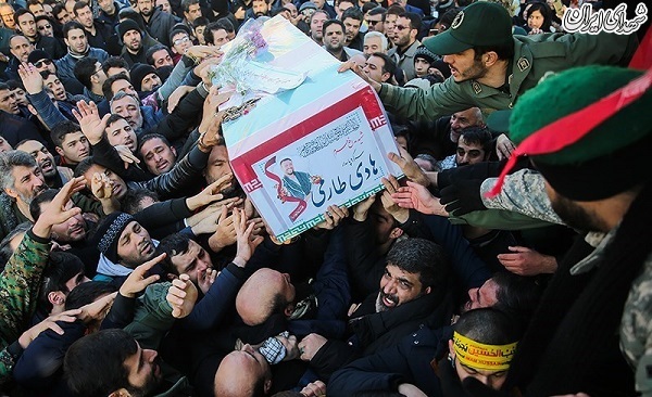 عکس/ تشییع باشکوه محافظ حاج قاسم در تهران