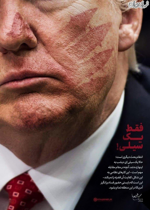 عکس/ صورت سیلی خورده دونالد ترامپ عکس/ صورت سیلی خورده دونالد ترامپ