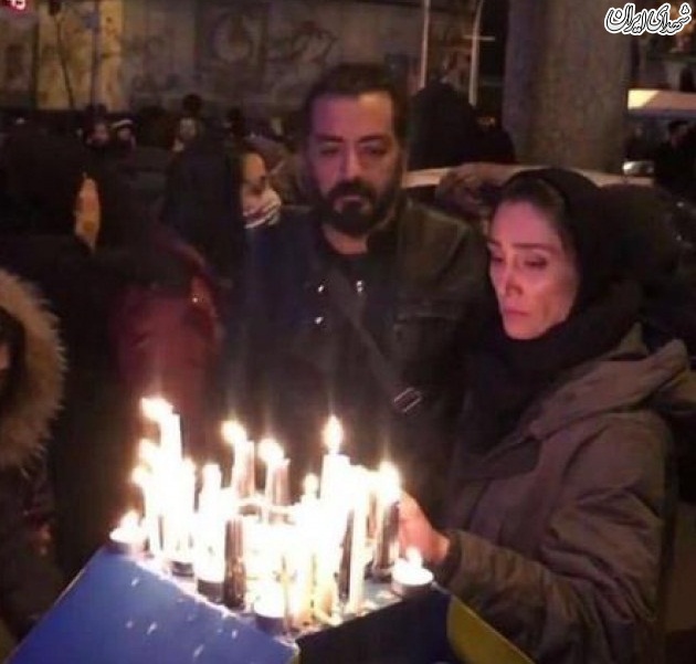 عکس/ هدیه تهرانی در تجمع غیرقانونی دانشگاه پلی تکنیک