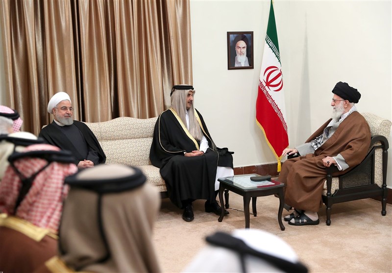 امیر قطر با رهبر معظم انقلاب اسلامی دیدار کرد امیر قطر با رهبر معظم انقلاب اسلامی دیدار کرد