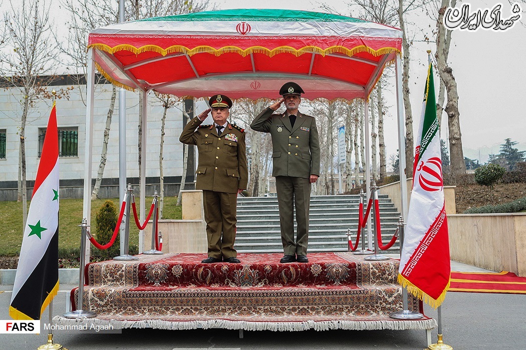 عکس/ استقبال امیر حاتمی از وزیر دفاع سوریه