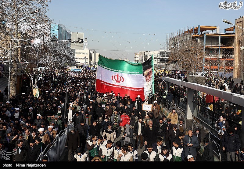 راهپیمایی مردم مشهد در حمایت از سرداران مقاومت