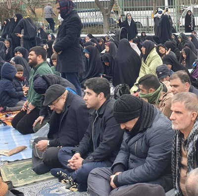 عکس/ قالیباف در نماز جمعه