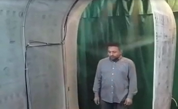 ساخت دستگاه ضد عفونی افراد در مقابل کرونا + فیلم ساخت دستگاه ضد عفونی افراد در مقابل کرونا + فیلم
