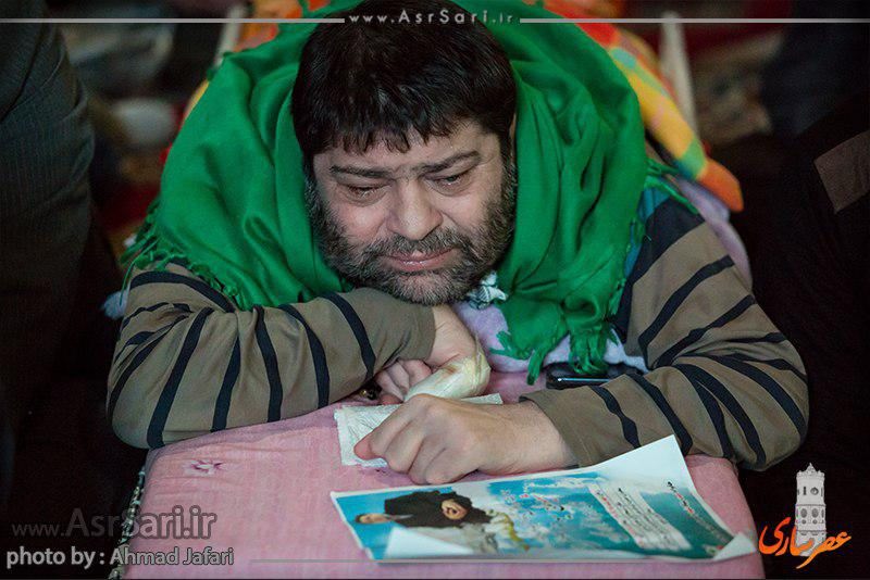 عکس/ خداحافظ سالار جانبازان نخاعی