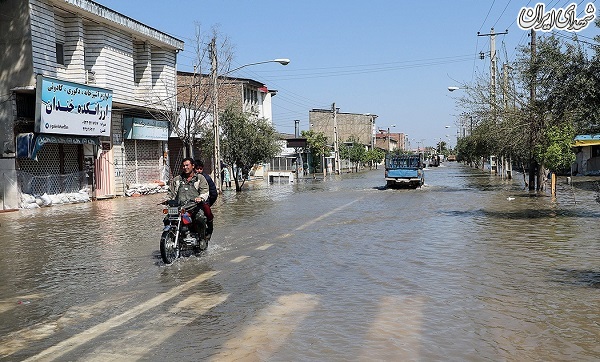 عکس/ آب‌گرفتگی دوباره در آق‌قلا