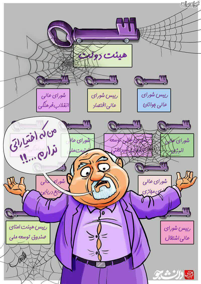 کاریکاتور/اختیارات رییس جمهور