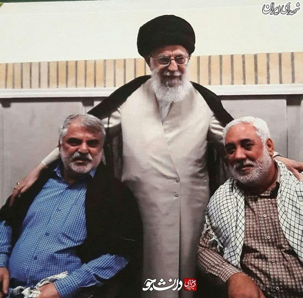 عکس کمتر دیده شده از رهبرانقلاب و جانبازان