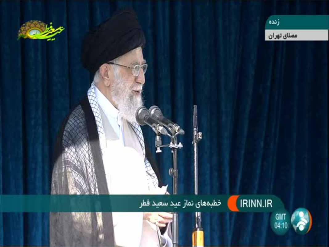 آغاز خطبه های نماز عید سعید فطر، رهبرانقلاب