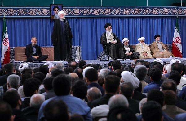 عکس/دیدار مسئولان نظام و سفرای کشورهای اسلامی با رهبر انقلاب