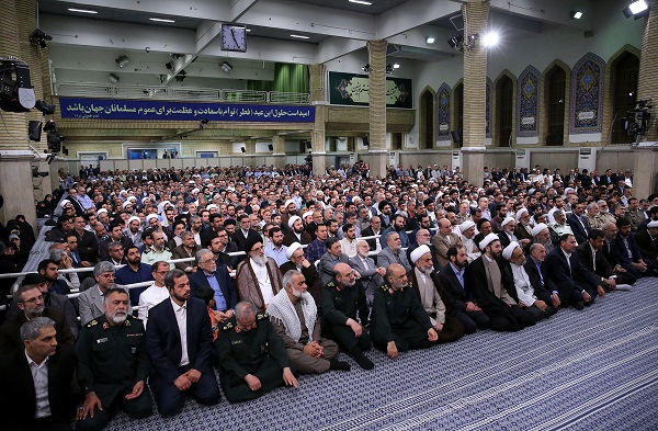 عکس/دیدار مسئولان نظام و سفرای کشورهای اسلامی با رهبر انقلاب