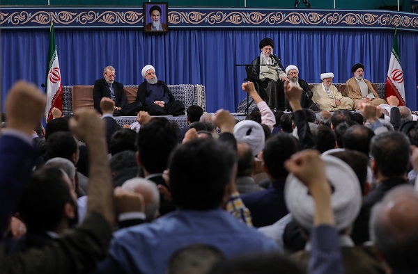 عکس/دیدار مسئولان نظام و سفرای کشورهای اسلامی با رهبر انقلاب