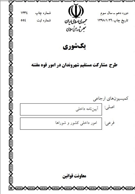 مردم چگونه میتوانند در قانونگذاری مشارکت کنند؟ مردم چگونه میتوانند در قانونگذاری مشارکت کنند؟