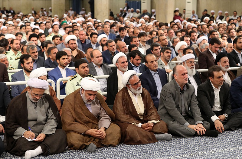 دیدار کارگزاران حج با رهبر انقلاب