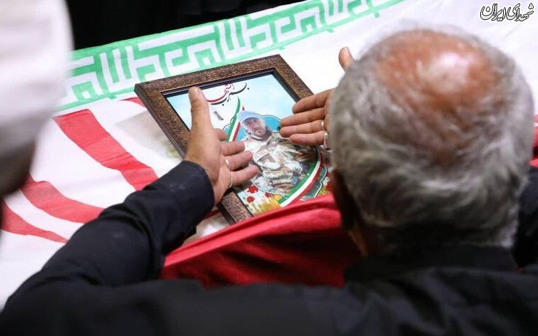 مراسم وداع با پیکر ابوالفضل سرابیان