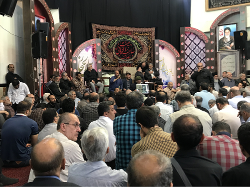 پیکر مرحوم حسین خلج توسط عاشقان آقا اباعبدالله (ع) تشییع شد پیکر مرحوم حسین خلج توسط عاشقان آقا اباعبدالله (ع) تشییع شد