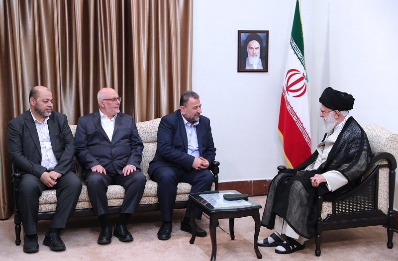 امام خامنهای در دیدار هیئت حماس:جمهوری اسلامی در قضیه فلسطین با هیچ کشوری رودربایستی ندارد امام خامنهای در دیدار هیئت حماس:جمهوری اسلامی در قضیه فلسطین با هیچ کشوری رودربایستی ندارد