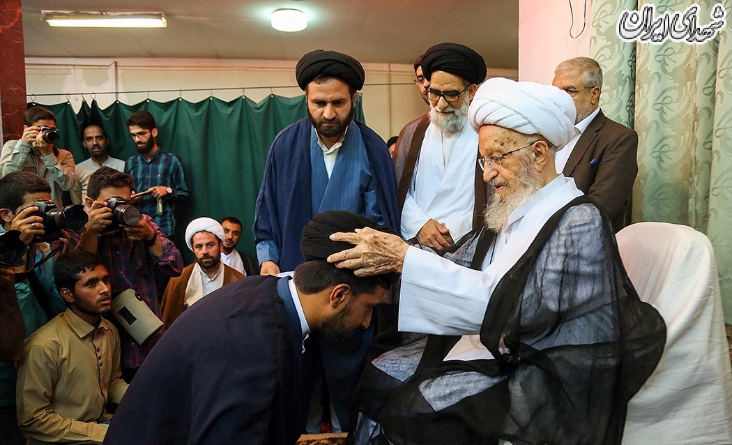 عمامه گذاری طلاب در« عید غدیر »