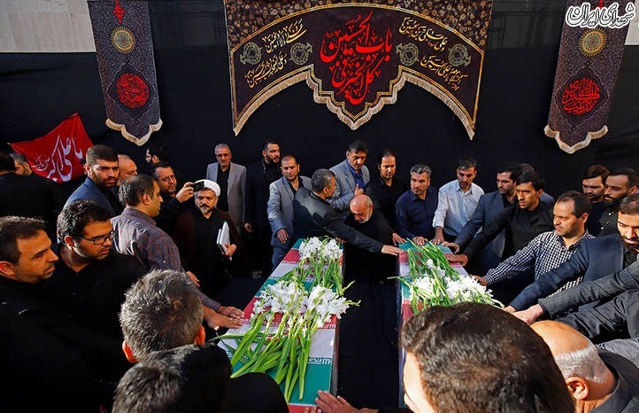 عکس/ مراسم تشییع پیکر دو شهید گمنام