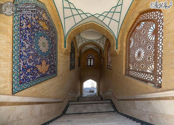 مراحل پایانی پروژه احداث صحن حضرت زهرا(س)