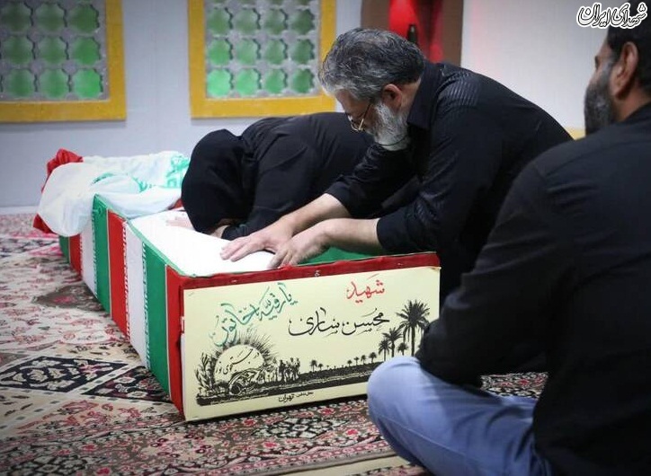عکس/ وداع با پیکر شهید ساری پس از ۳۵ سال