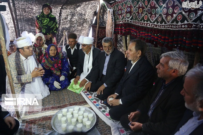 عکس/ پذیرایی متفاوت از اسحاق جهانگیری