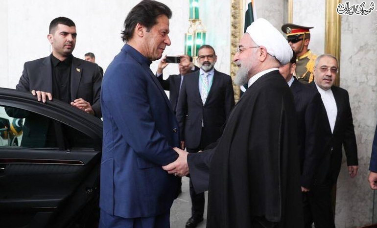 عکس/ استقبال روحانی از عمران خان