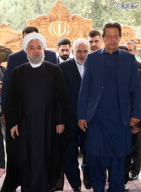 عکس/ استقبال روحانی از عمران خان