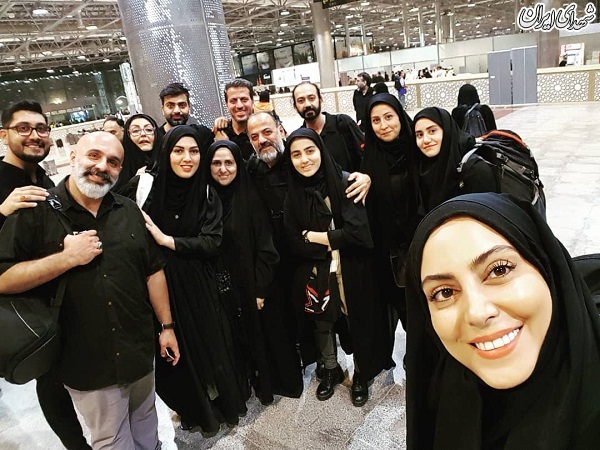 عکس/ شقایق فرهانی و پیام دهکردی راهی نجف شدند