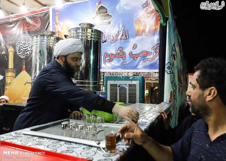 عکس/ خادمی رئیس سازمان تبلیغات اسلامی در مرز شلمچه